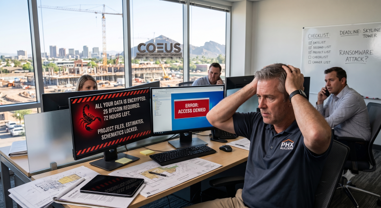 Why Are Phoenix Construction Firms Becoming Prime Ransomware Targets?